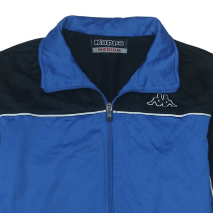 Kappa Men's Blue Full Zip Track Sweatshirt Jacket Medium