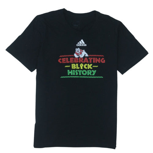 Adidas Men's Black Graphic Cotton T-Shirt Medium Celebrating Black History