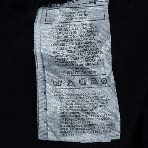 Adidas Men's Black Graphic Cotton T-Shirt Medium Celebrating Black History