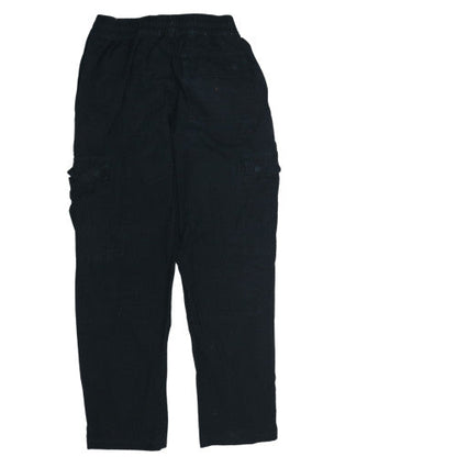 Nike Men's Black Cargo Trousers S Regular Fit Elastic Waist