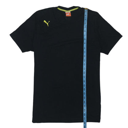 Puma Men's Black Short Sleeve Sports T-Shirt Size L