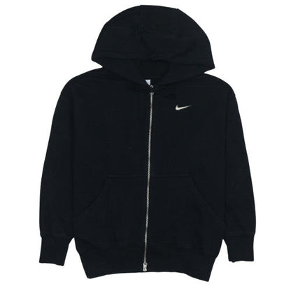Nike Mens Black Full Zip Hoodie M Regular Fit Fleece Sweatshirt