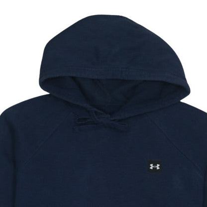 Under Armour Men's Blue Pullover Hoodie L Fleece Relaxed Fit