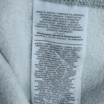 Nike Men's Grey 2XL Full Zip Fleece Hoodie Sweatshirt