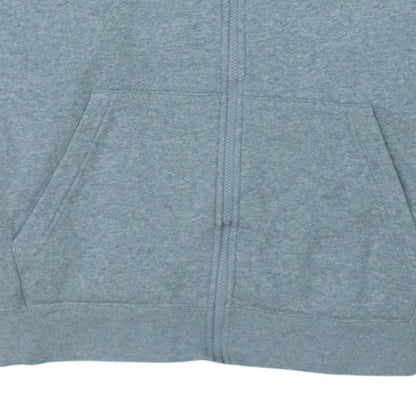 Nike Men's Grey 2XL Full Zip Fleece Hoodie Sweatshirt