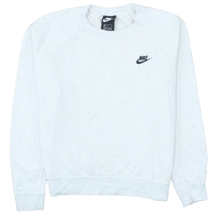 Nike Men's White Crew Neck Pullover Sweatshirt Size M