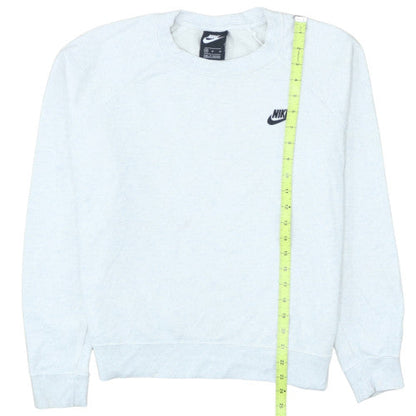 Nike Men's White Crew Neck Pullover Sweatshirt Size M