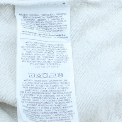 Nike Men's White Crew Neck Pullover Sweatshirt Size M