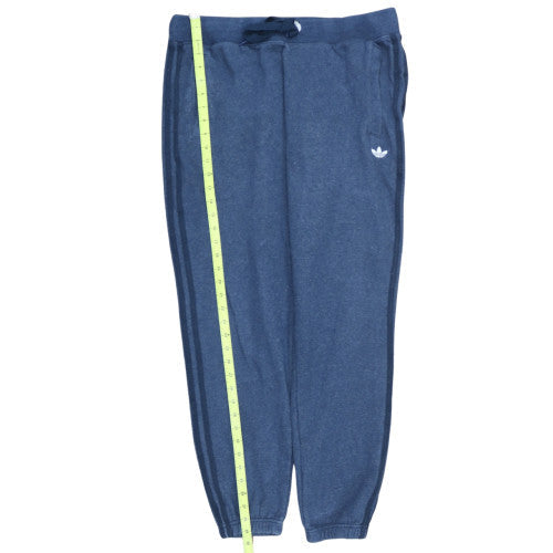 Adidas Men's Blue Jogger Sweatpants L Regular Fit Cotton Blend