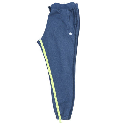 Adidas Men's Blue Jogger Sweatpants L Regular Fit Cotton Blend