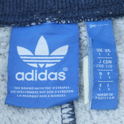 Adidas Men's Blue Jogger Sweatpants L Regular Fit Cotton Blend