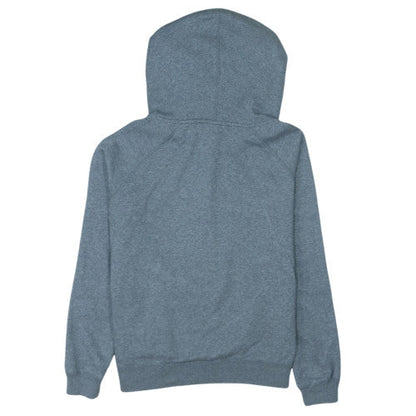 Nike Women’s Grey Pullover Hoodie Large Cotton Blend Logo Sweatshirt