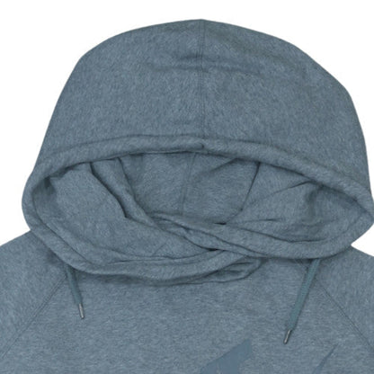 Nike Women’s Grey Pullover Hoodie Large Cotton Blend Logo Sweatshirt