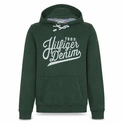 Hilfiger Denim Men's Green XL Pullover Hoodie Sweatshirt