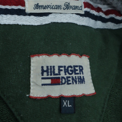 Hilfiger Denim Men's Green XL Pullover Hoodie Sweatshirt