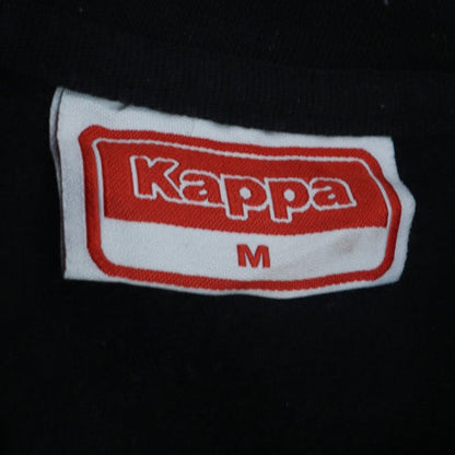 Kappa Womens Black 1/4 Zip Sweatshirt Medium Logo Sports Pullover