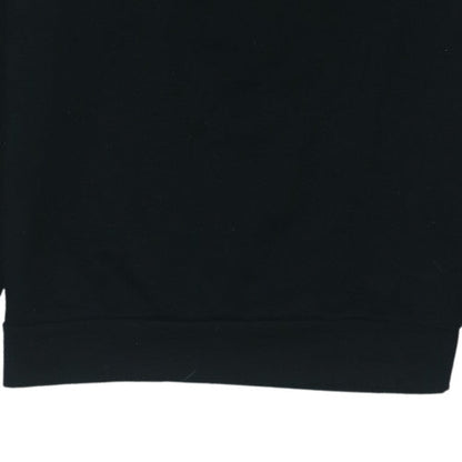 Kappa Womens Black 1/4 Zip Sweatshirt Medium Logo Sports Pullover