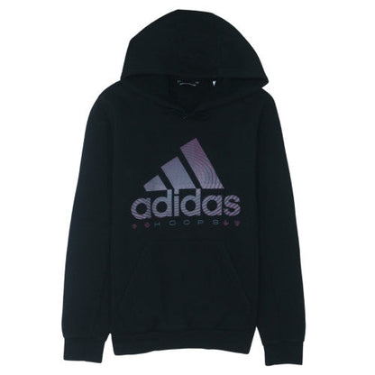 Adidas Women's Black Hoops Pullover Hoodie Size M