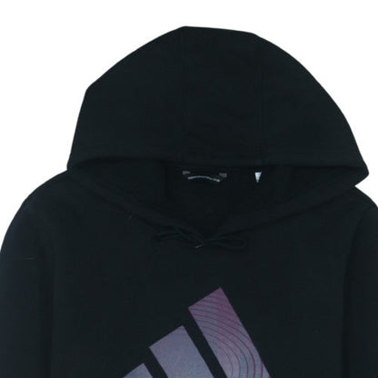 Adidas Women's Black Hoops Pullover Hoodie Size M