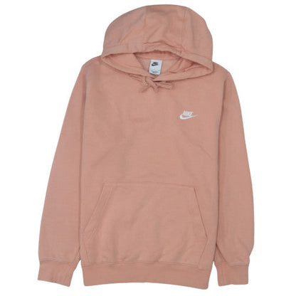 Nike Womens Peach Pullover Hoodie Small Cotton Blend Casual