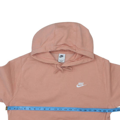 Nike Womens Peach Pullover Hoodie Small Cotton Blend Casual