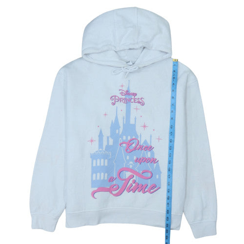 Disney Princess Womens White Pullover Hoodie Size M Once Upon a Time
