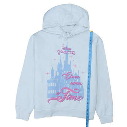 Disney Princess Womens White Pullover Hoodie Size M Once Upon a Time