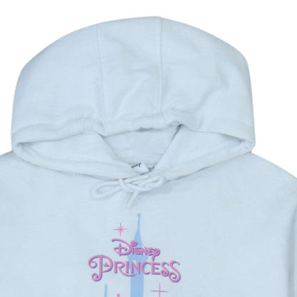 Disney Princess Womens White Pullover Hoodie Size M Once Upon a Time