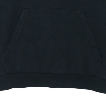 adidas Men Black L Pullover Hoodie Fleece Logo Sportswear