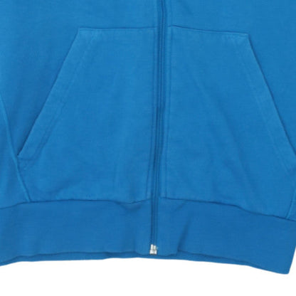 Adidas Men's Blue Full Zip Hoodie Size M Sportswear