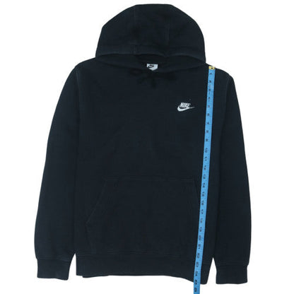 Nike Men's Black Pullover Hoodie M Regular Fit Fleece Sweatshirt