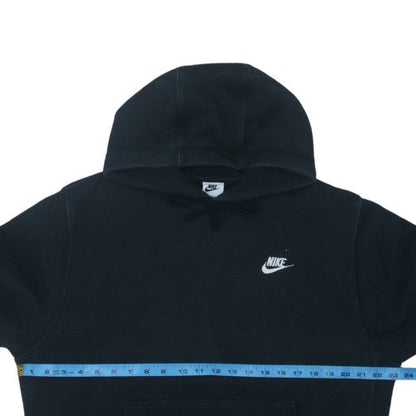 Nike Men's Black Pullover Hoodie M Regular Fit Fleece Sweatshirt