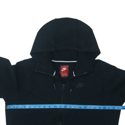 Nike Men's Black Full Zip Hoodie L Regular Fit