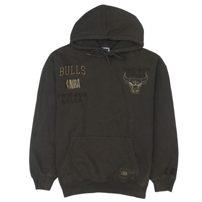 NBA Chicago Bulls Men's Brown Pullover Hoodie Size L Fleece Sweatshirt