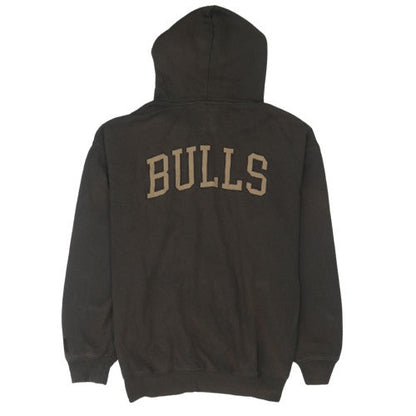 NBA Chicago Bulls Men's Brown Pullover Hoodie Size L Fleece Sweatshirt