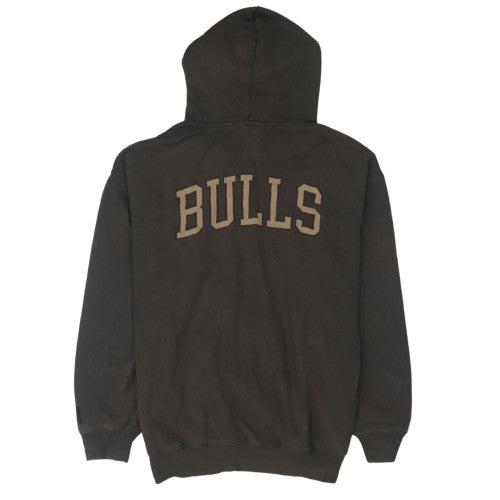 NBA Chicago Bulls Men's Brown Pullover Hoodie Size L Fleece Sweatshirt