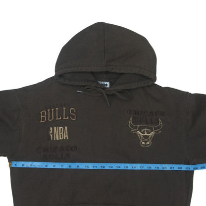 NBA Chicago Bulls Men's Brown Pullover Hoodie Size L Fleece Sweatshirt