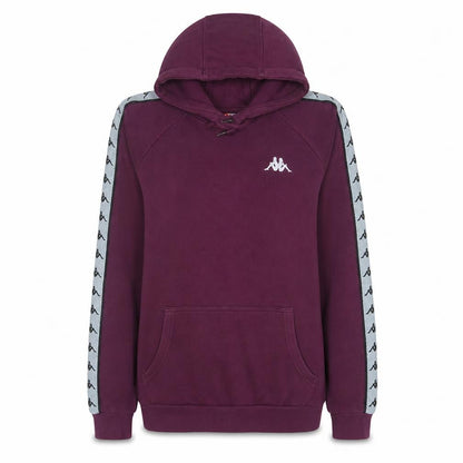 Kappa Women’s Purple Pullover Hoodie Small Logo Tape Detail