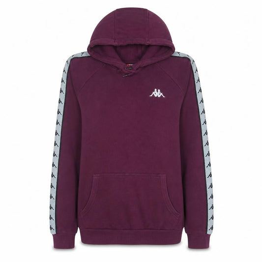 Kappa Women’s Purple Pullover Hoodie Small Logo Tape Detail