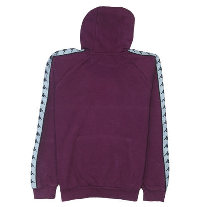 Kappa Women’s Purple Pullover Hoodie Small Logo Tape Detail