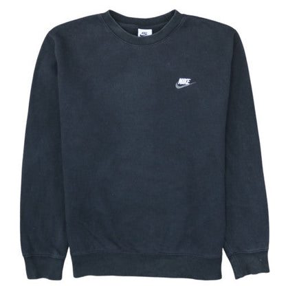 Nike Men's Black Small Pullover Crew Neck Fleece Sweatshirt