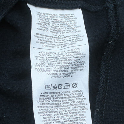 Nike Men's Black Small Pullover Crew Neck Fleece Sweatshirt