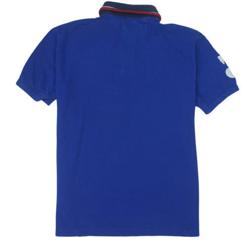 Polo Ralph Lauren Men's Blue Embroidered Classic Fit Polo Shirt L