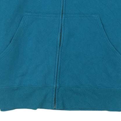 Oakley Men Blue Full Zip Hoodie L Sports Graphic Fleece