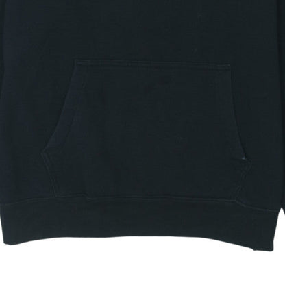 GAP Men's Black Pullover Hoodie Size L Fleece Logo Sweatshirt