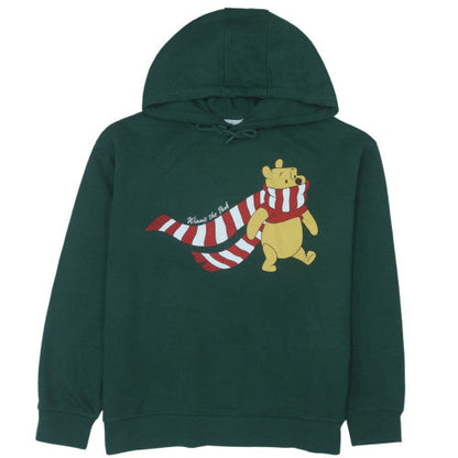 Disney Winnie the Pooh Green Men's L Pullover Hoodie