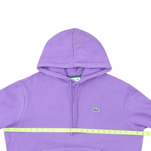 Lacoste Men's Purple Classic Fit Pullover Hoodie Size XL