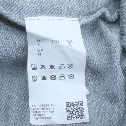 Hugo Boss Men's Grey Regular Fit Logo Sweatshirt Size L