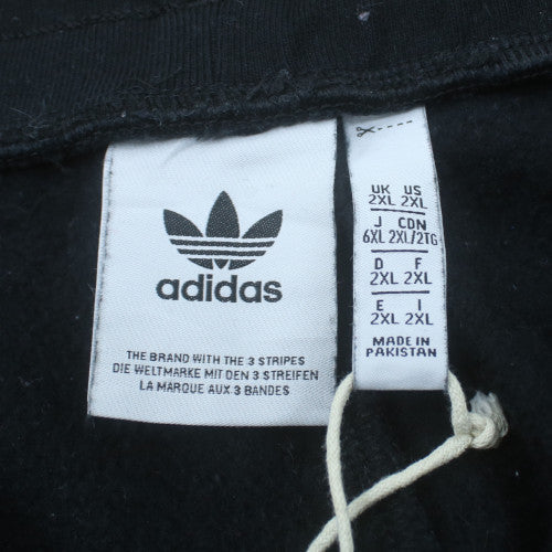 adidas Men Black 2XL Jogger Trousers Manchester United Fleece