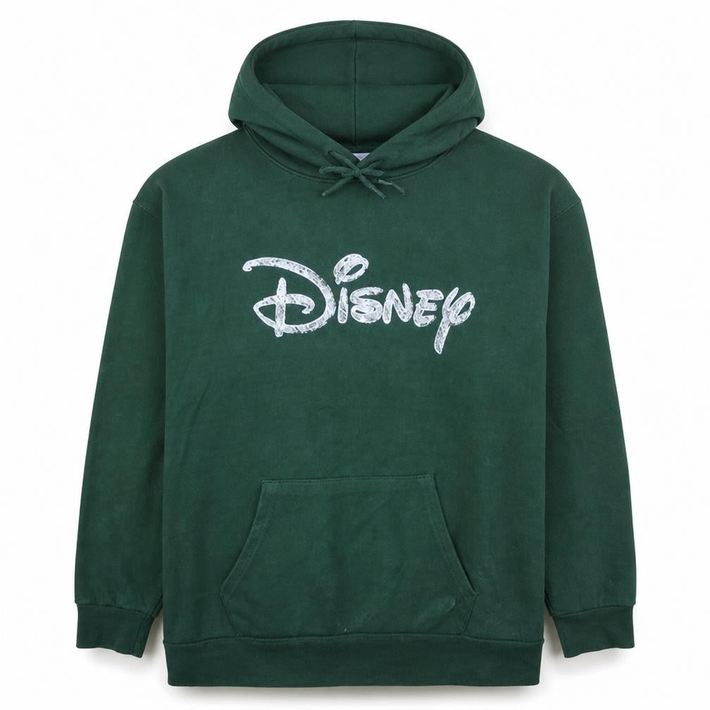Disney Women XL Green Pullover Hoodie by Primark Cares
